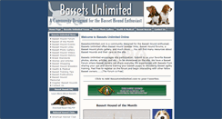 Desktop Screenshot of bassetsunlimited.com